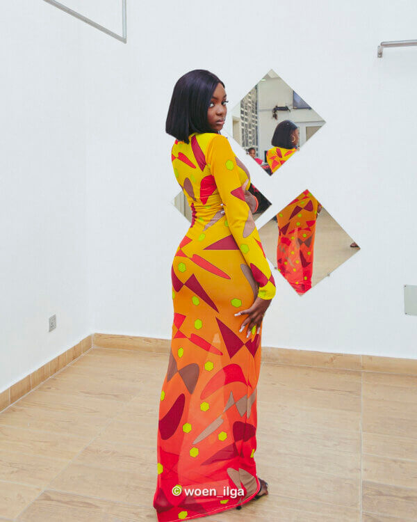 Robe SISI - jaune orange