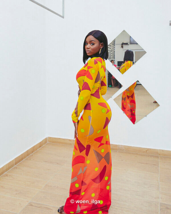 Robe SISI - jaune orange
