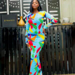 Robe SISI - bleu ciel