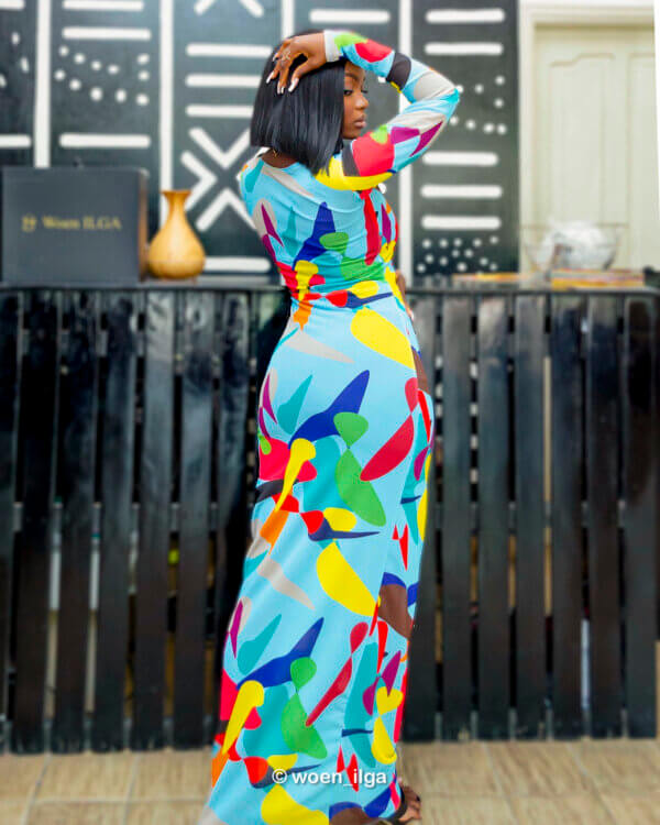 Robe SISI - bleu ciel