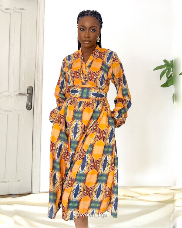 ROBE ZATA - jaune