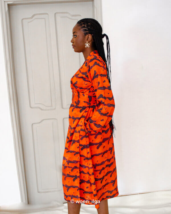 ROBE ZATA - orange