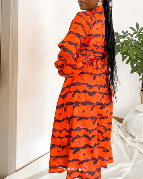 ROBE ZATA - orange