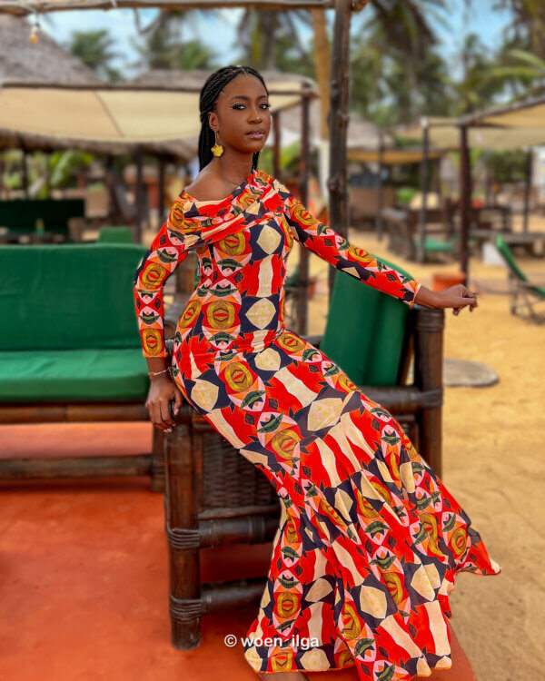 Robe ATAKE - orange