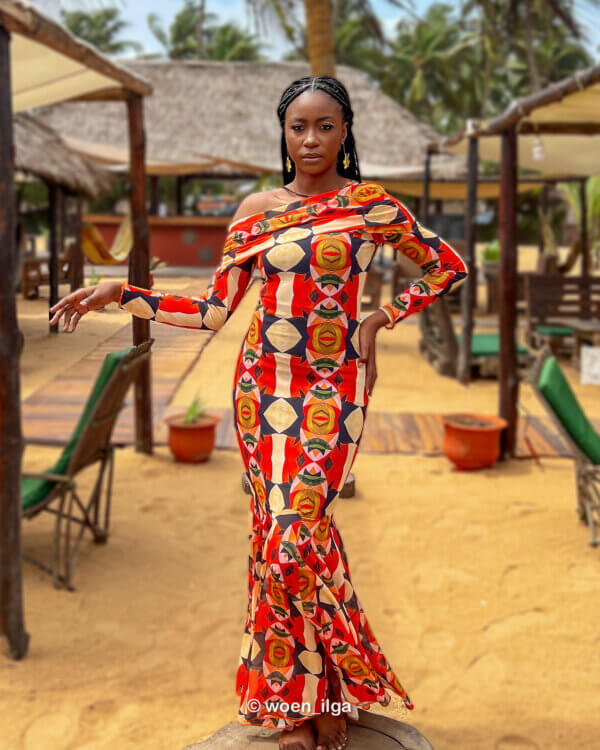 Robe ATAKE - orange