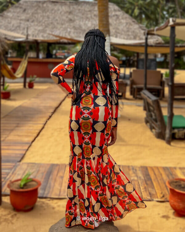 Robe ATAKE - orange