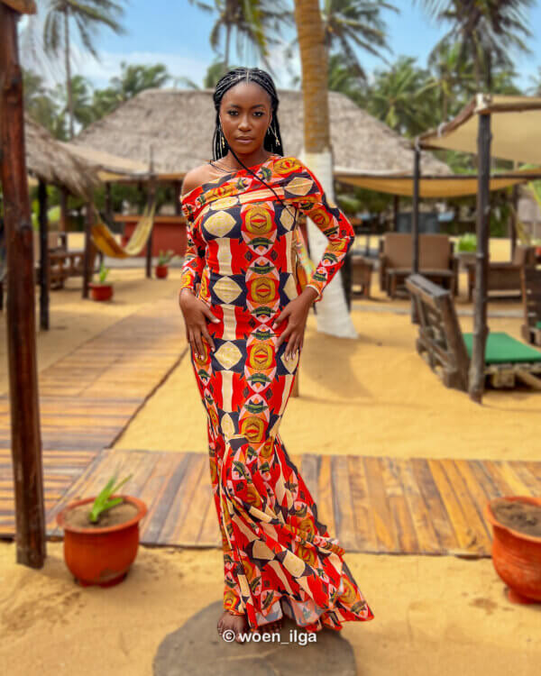 Robe ATAKE - orange