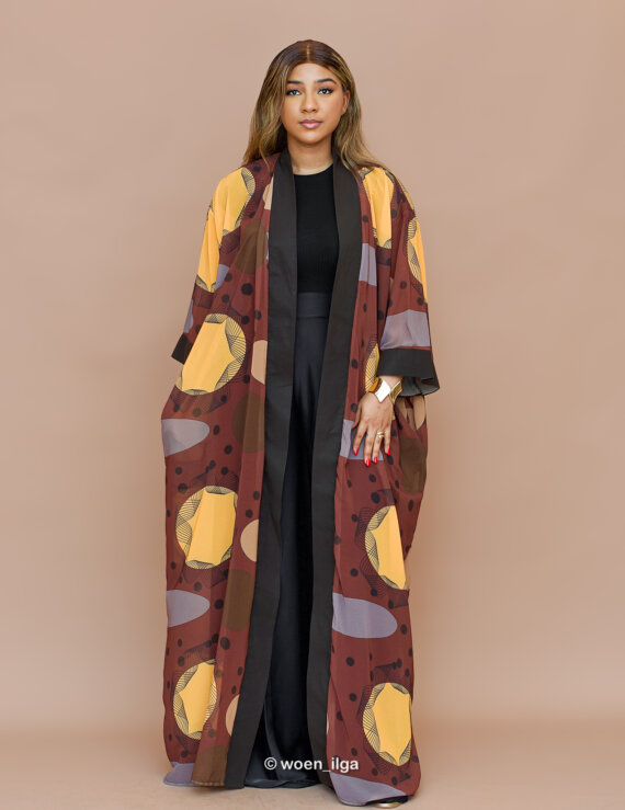 Kimono LEANA - marron