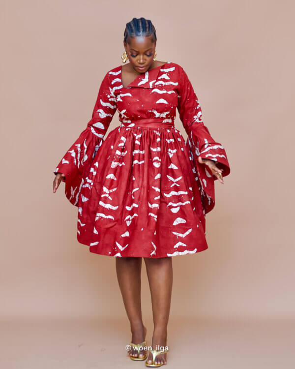 Robe THILDA - rouge