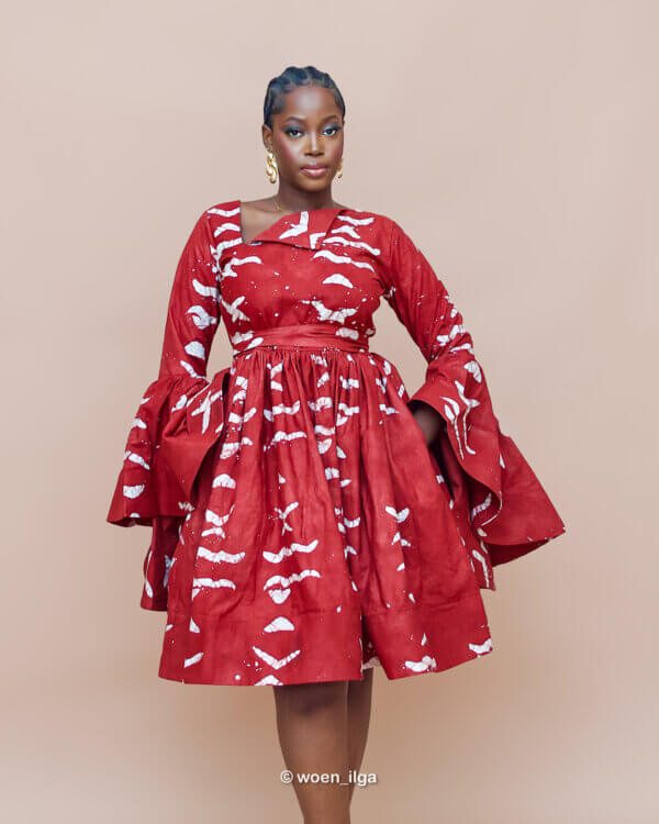 Robe THILDA - rouge