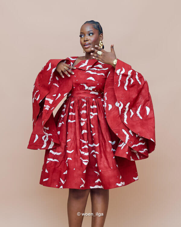 Robe THILDA - rouge
