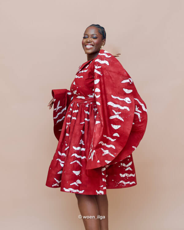 Robe THILDA - rouge