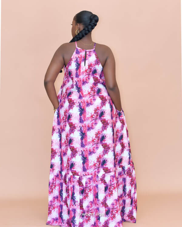 Robe OLA maxi - rose