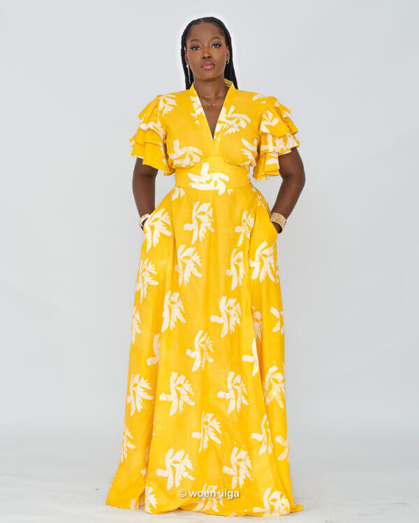 Robe KETU - jaune