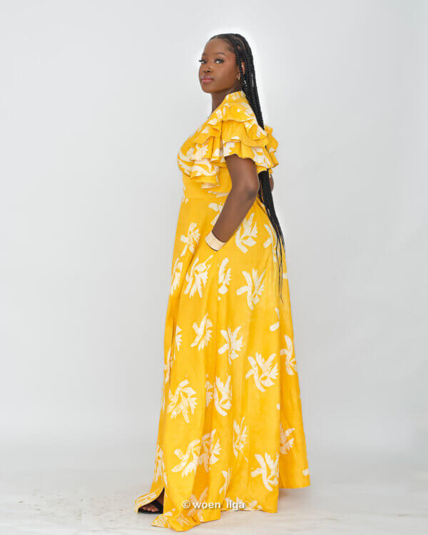 Robe KETU - jaune