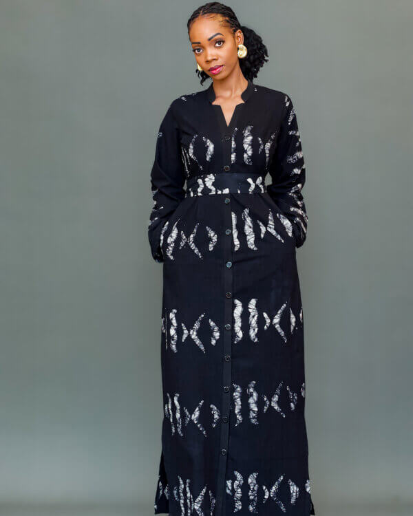 Robe Amina - noir