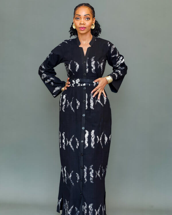 Robe Amina - noir