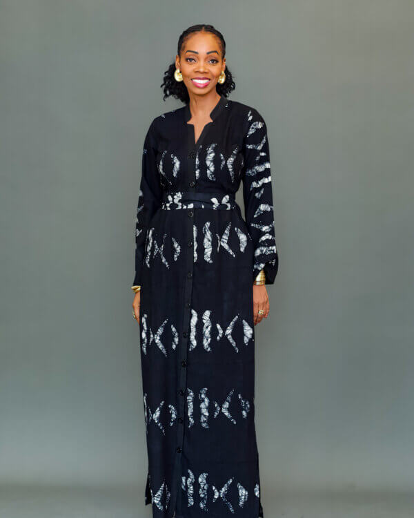 Robe Amina - noir
