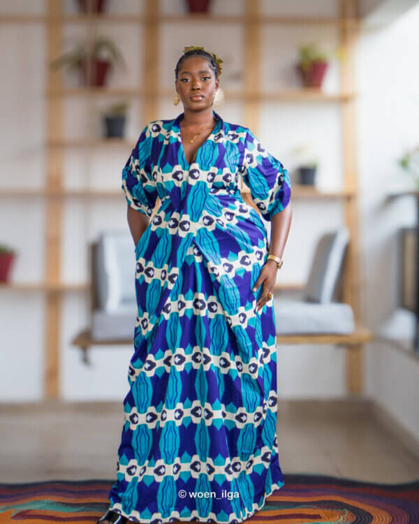 Robe SALMAH - bleu