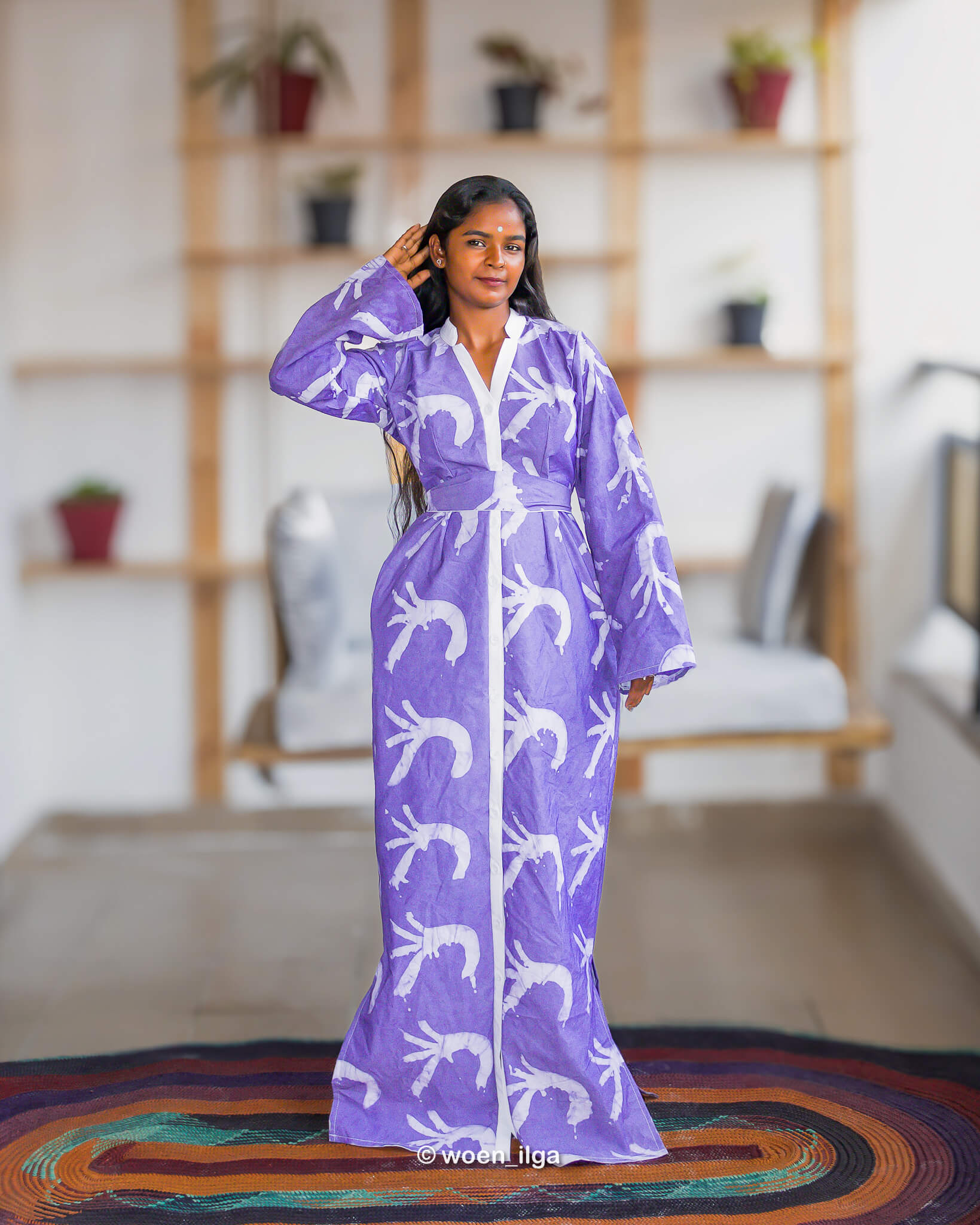 Robe Amina - violet