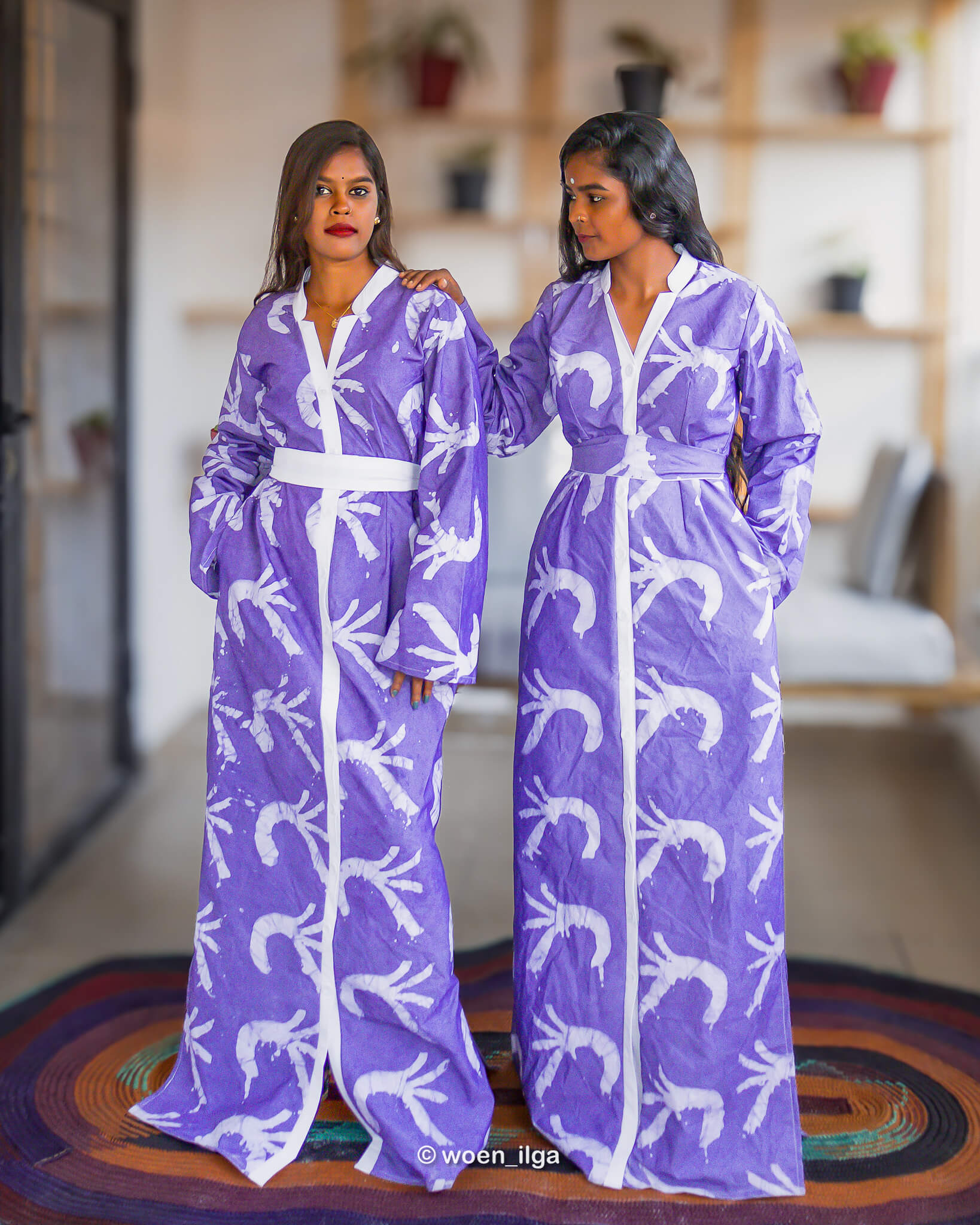 Robe Amina - violet