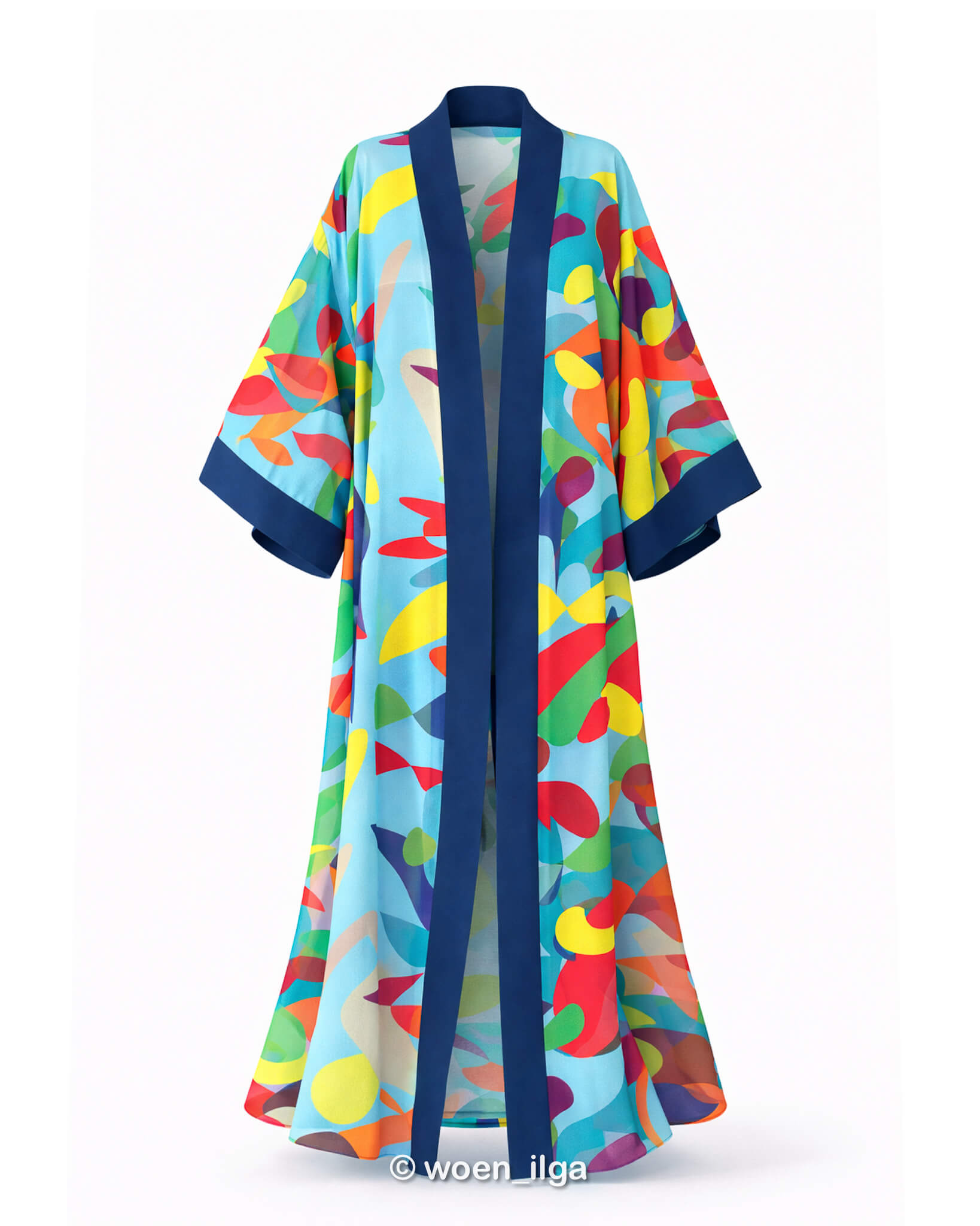 Kimono LEANA - bleu