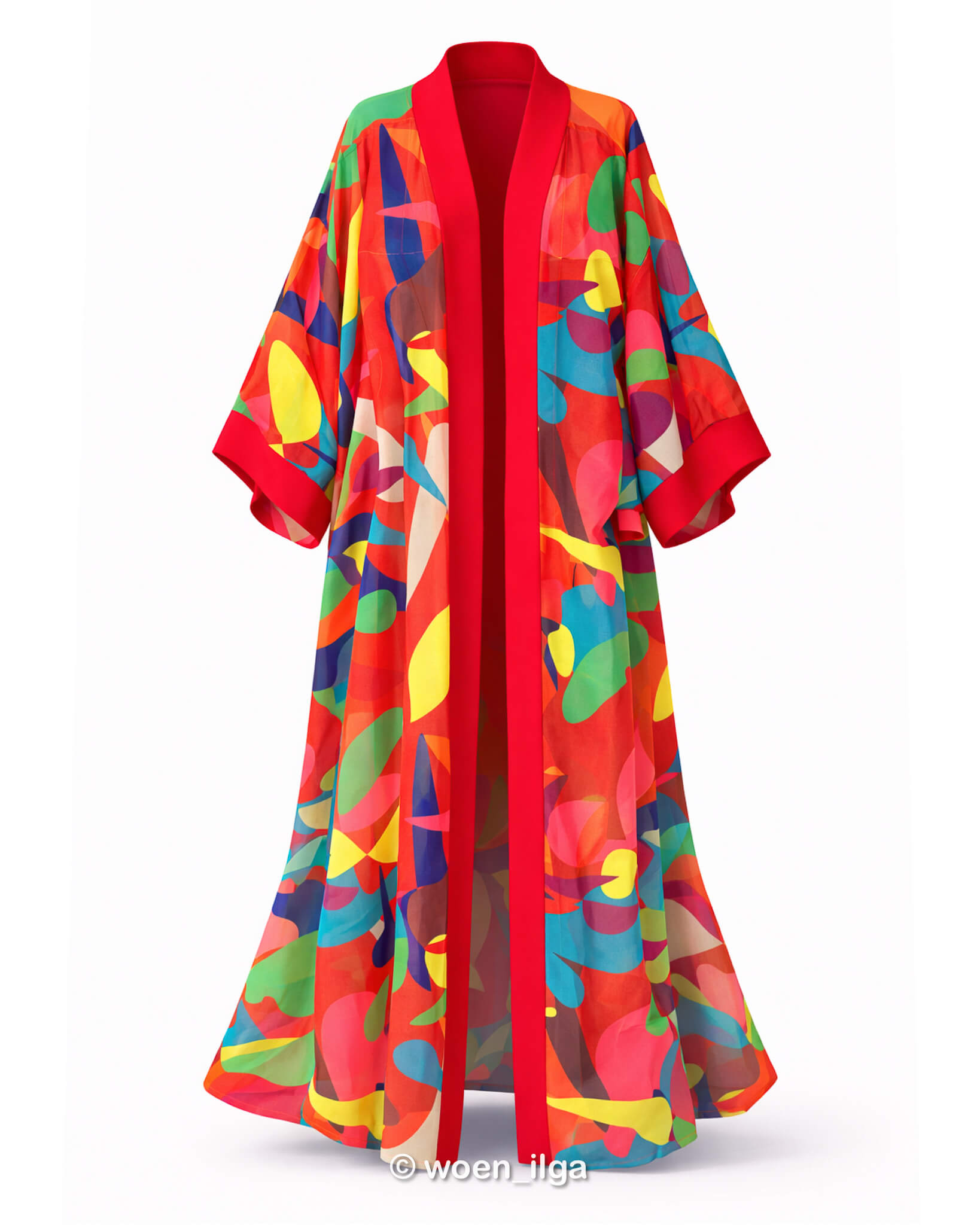 Kimono LEANA - rouge