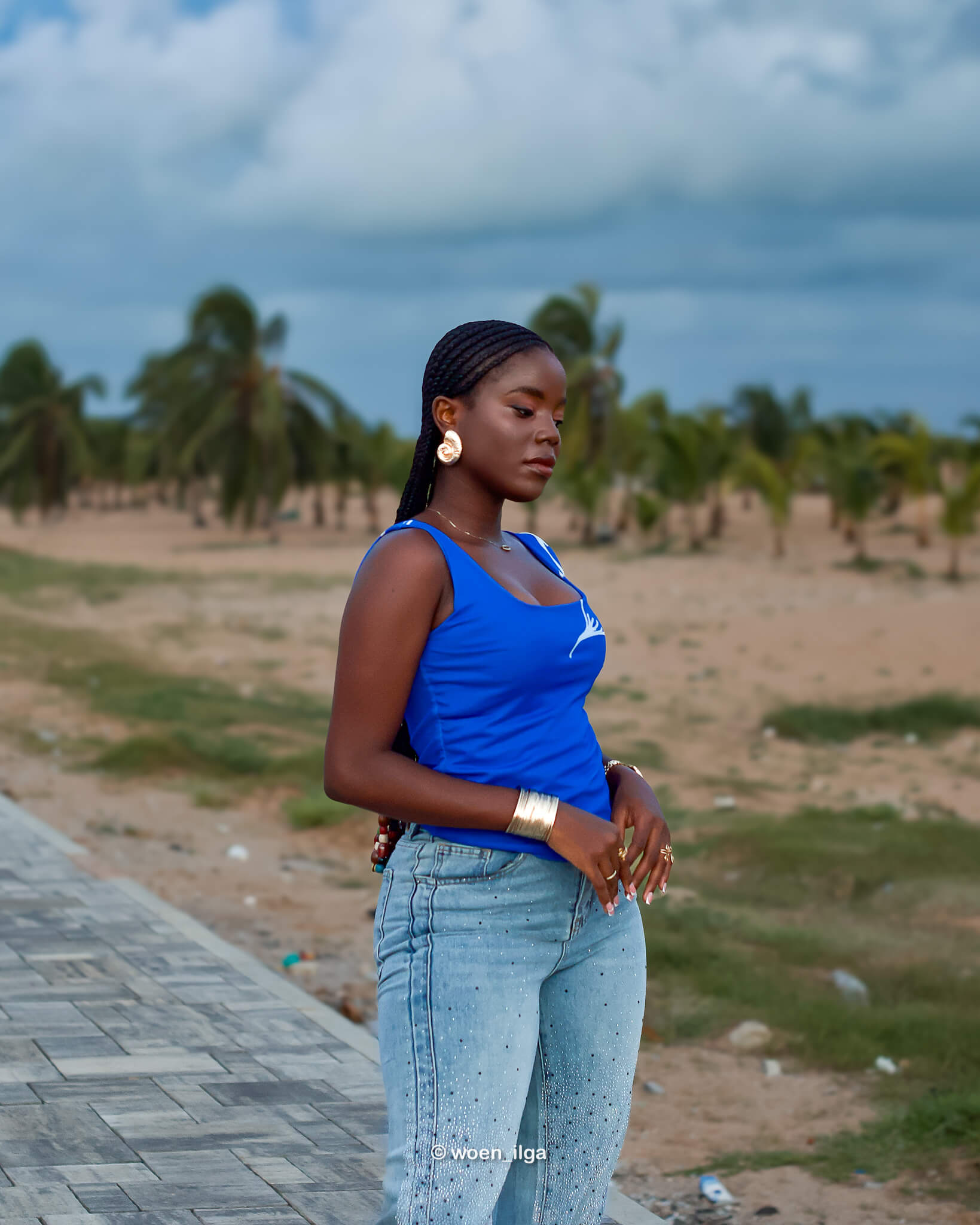 DARA top - bleu
