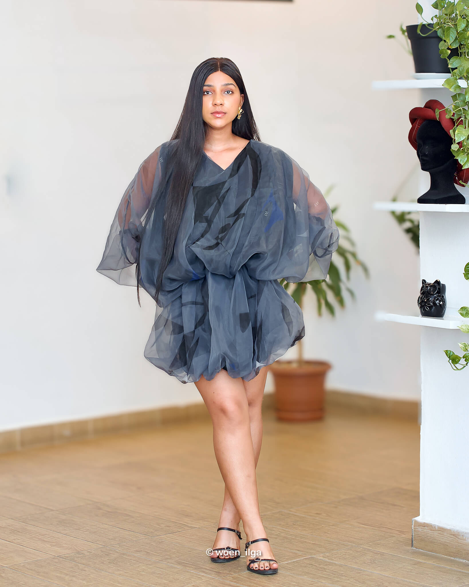 Robe ZURI - gris