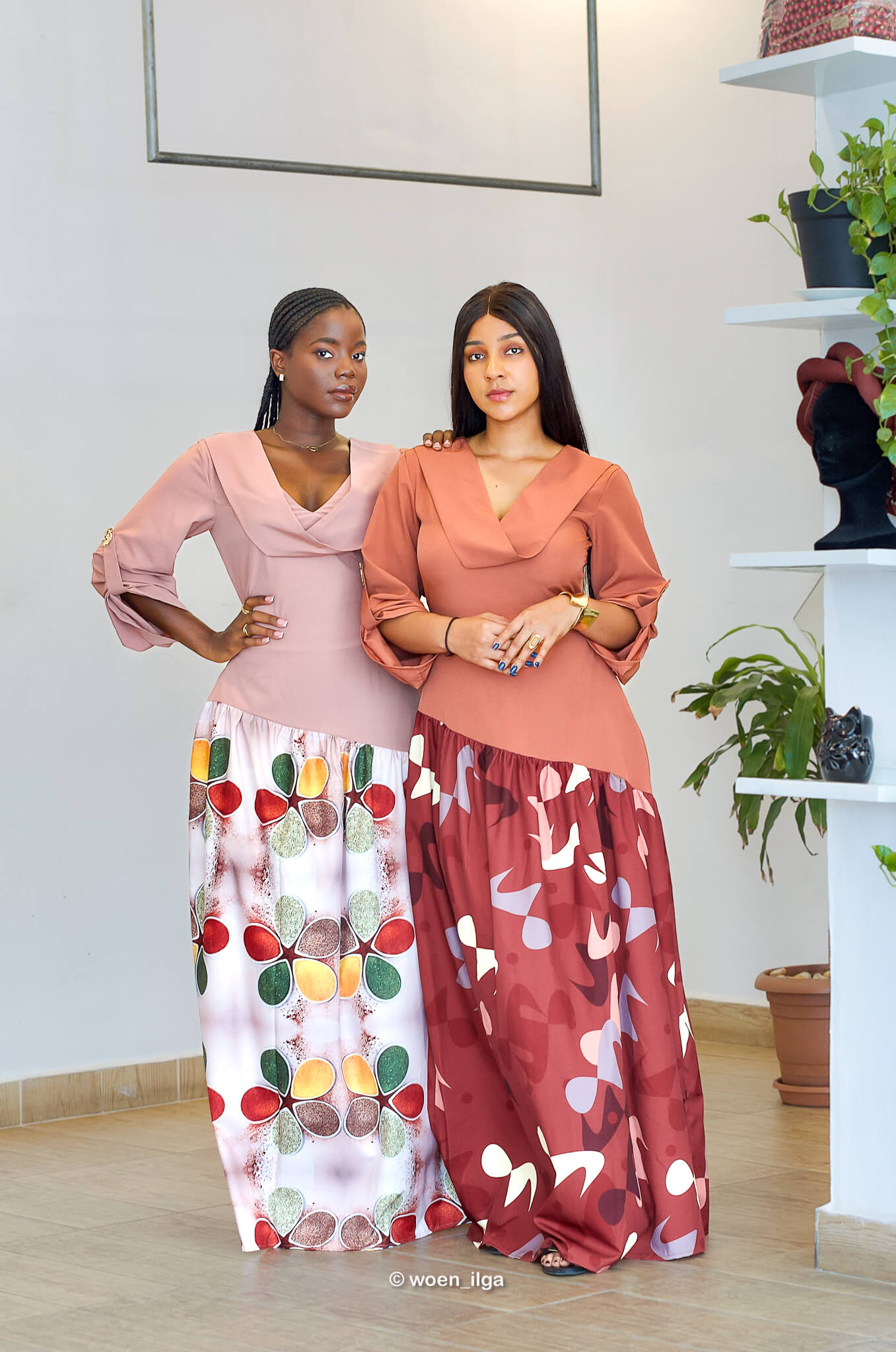 Robe ADOUKE - marron