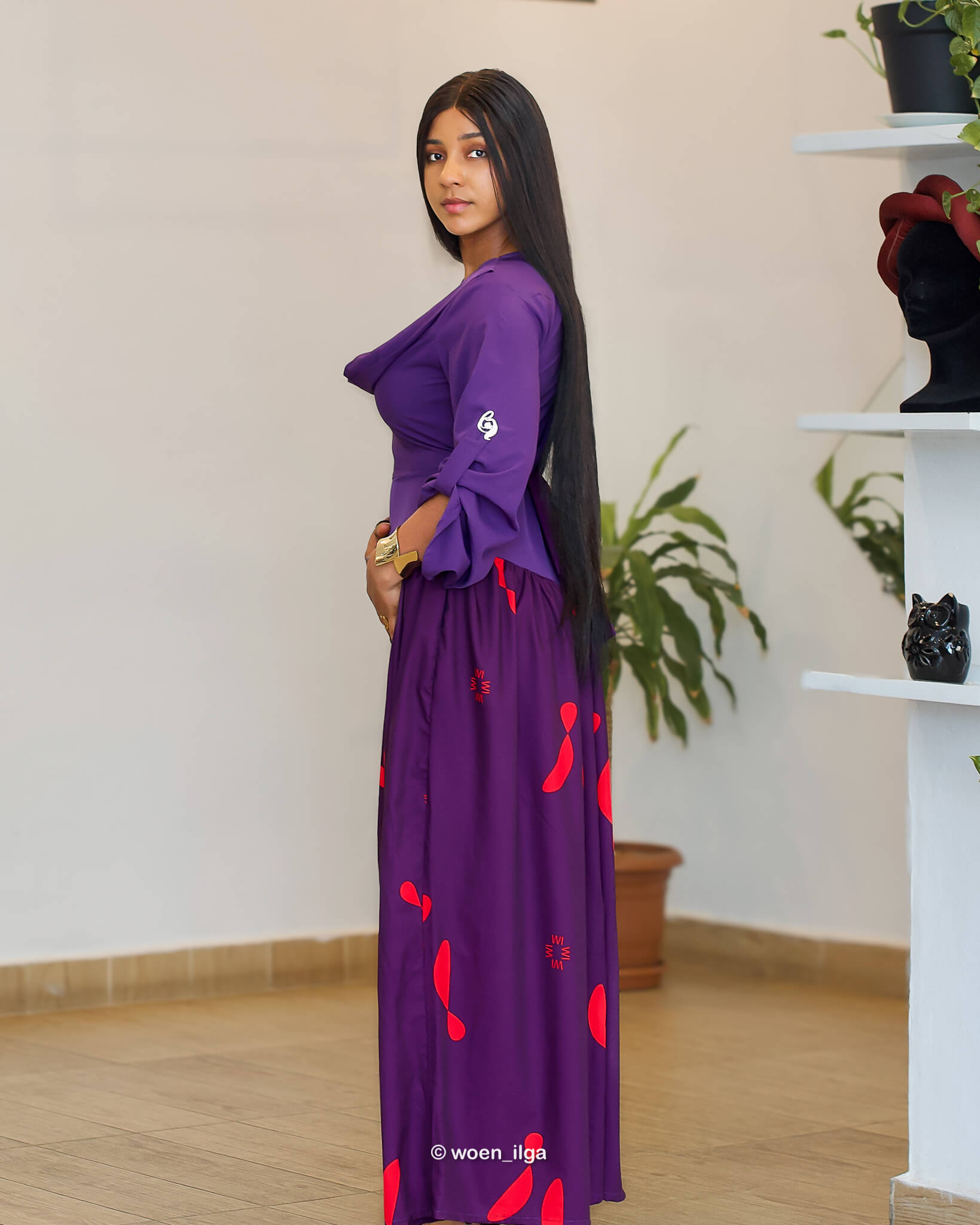 Robe ADOUKE - violet