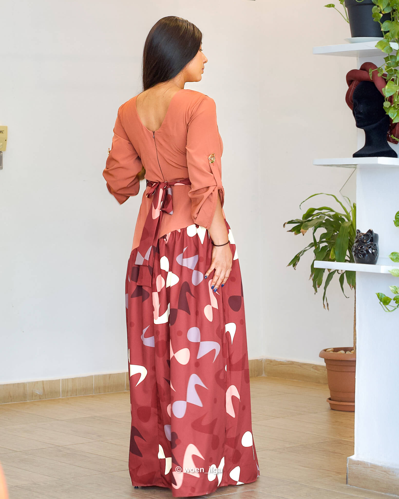 Robe ADOUKE - marron