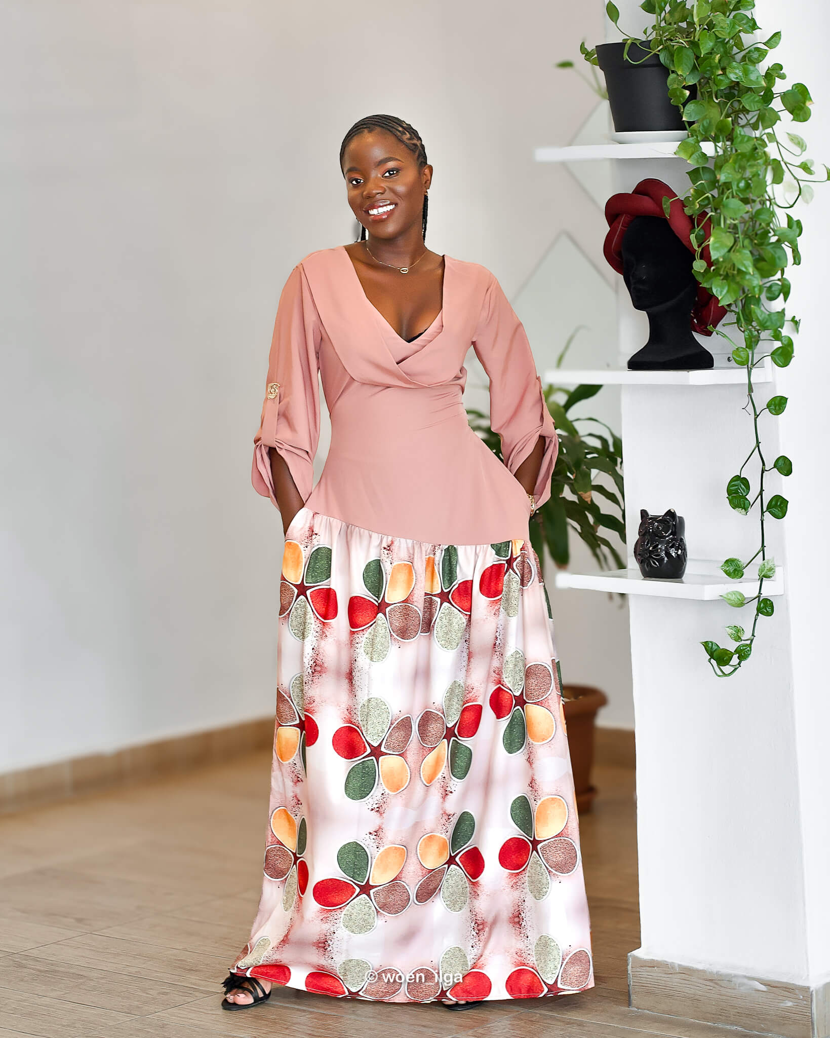 Robe ADOUKE - rose